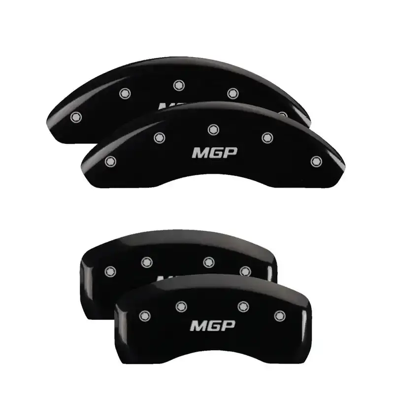 Mgp Engraved 4-Piston Caliper Covers – Yellow Finish With Black Chrome Accents 1