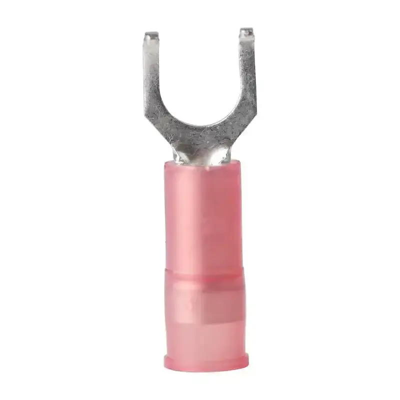 Nylon Flanged Spade Terminal – #10 Awg, 22–18 Gauge, Pack Of 100 1