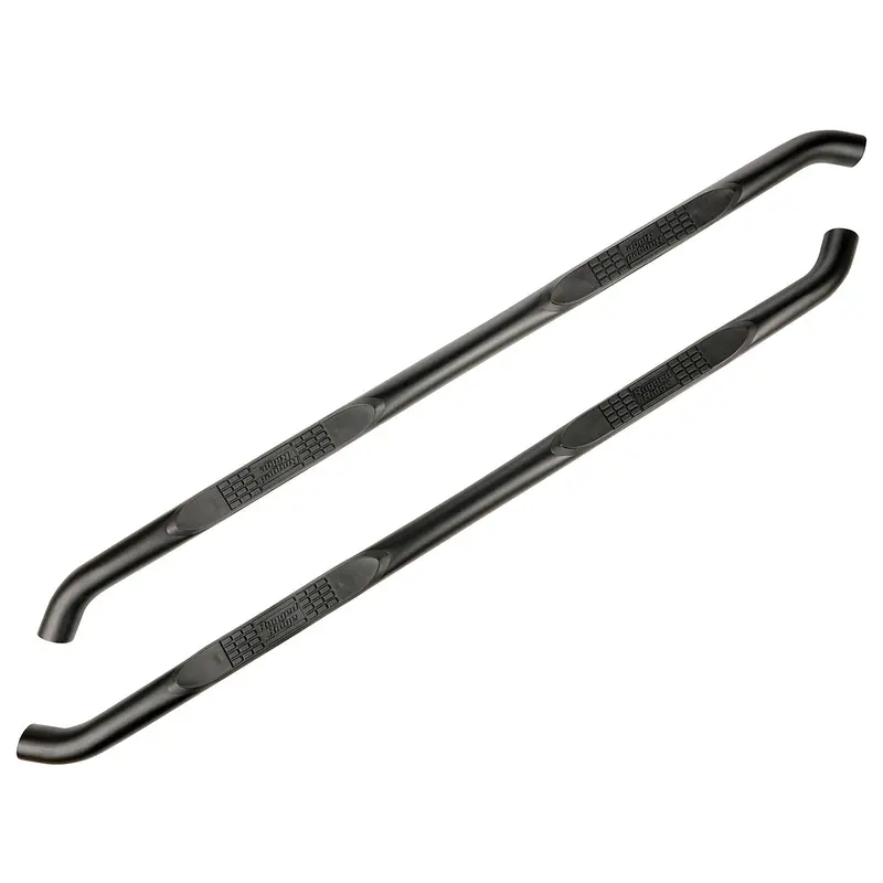 Rugged Ridge 3-Inch Black Round Side Steps For 2020–2021 Jeep Gladiator Jt 1