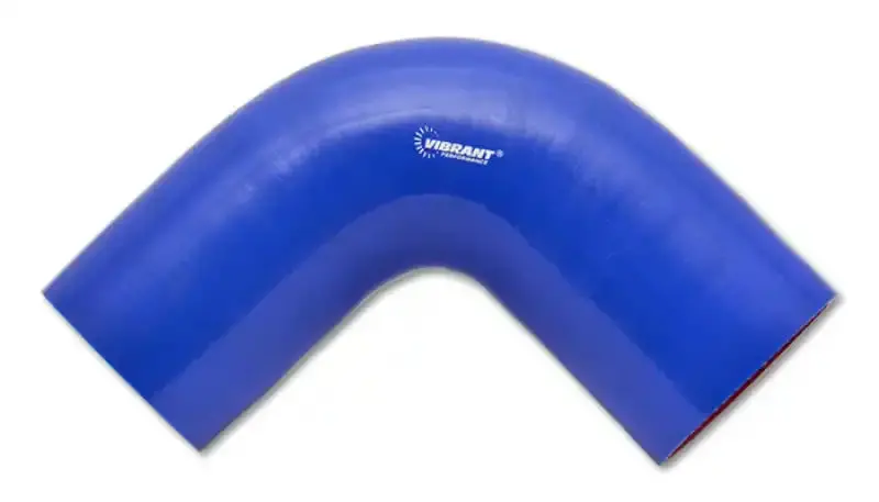 Vibrant 3-Inch Id Blue Silicone 90° Elbow Connector – 4-Ply Reinforced (Part #40400) 1