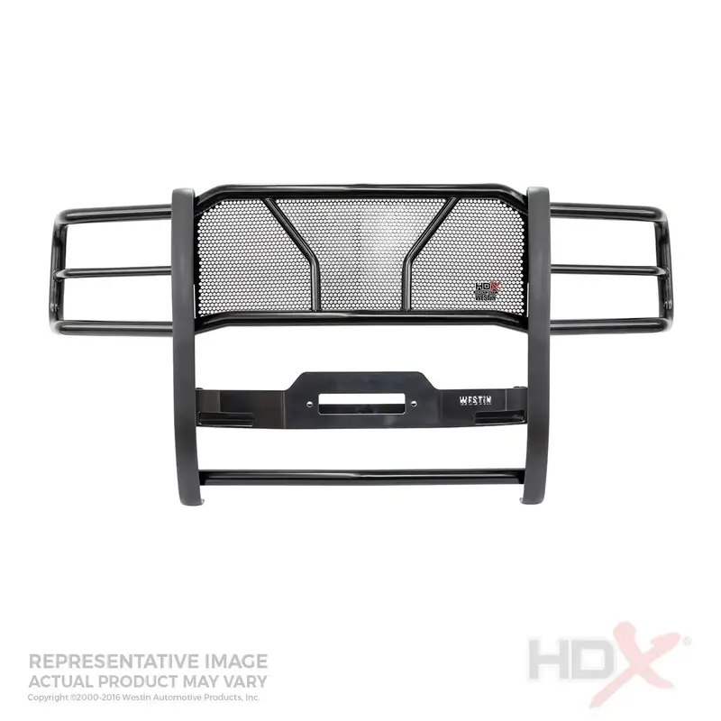Westin Hdx Winch Mount Grille Guard – Heavy-Duty Steel Construction With Matte Black Finish 1